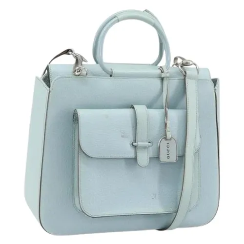 Pre-owned Leather Handbag - Gucci Vintage - Modalova