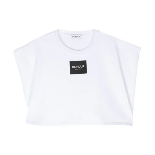 Top Corto con Patch Logo - Dondup - Modalova