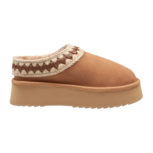 Suede Platform Clog - Mou - Modalova