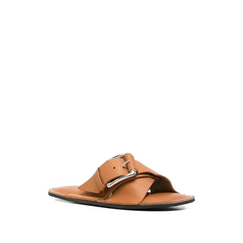 Buckle Flat Sandal - Plan C - Modalova