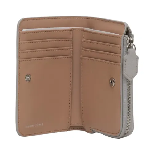 Compact Wallet with Coin and Cardholder - Emporio Armani - Modalova
