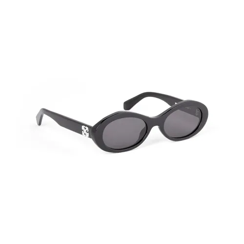 Edison Black/Grey Cat Sunglasses - Off White - Modalova