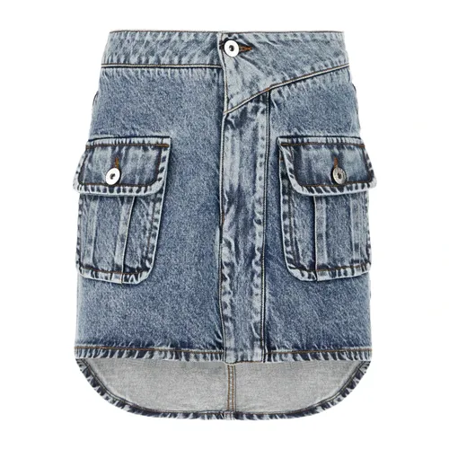 Denim Mini Skirt - JW Anderson - Modalova