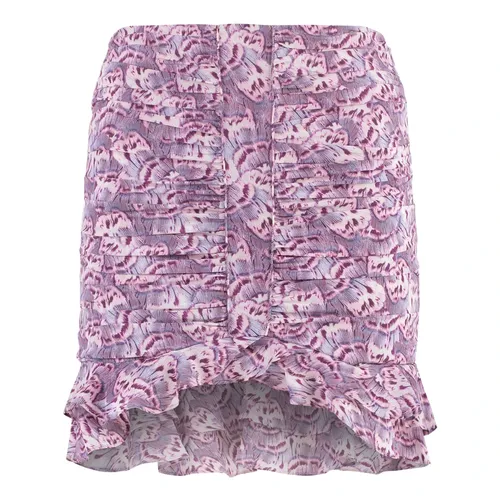 Milendi falda de seda estampada - Isabel Marant - Modalova