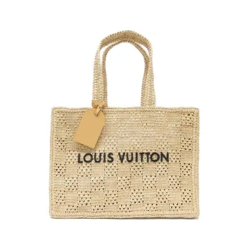 Pre-owned Raffia Tote Bag - Louis Vuitton Vintage - Modalova