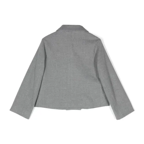 Grey Polyester Jacket Long Sleeve - Il Gufo - Modalova