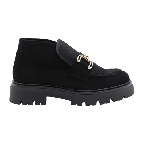 Classic Leather Moccasin Shoes - E mia - Modalova