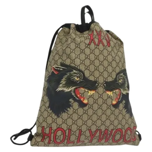 Pre-owned Plastic backpacks - Gucci Vintage - Modalova