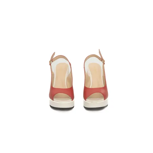 Women's Leather Wedge Sandals - Cerruti 1881 - Modalova