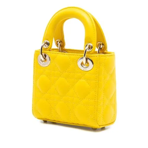 Pre-owned Leather Mini Bag - Dior Vintage - Modalova