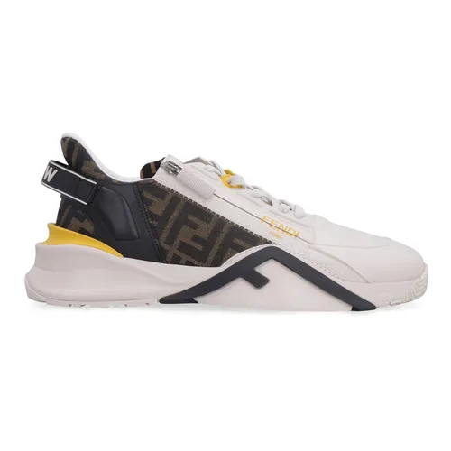 Flow Sneakers with FF Jacquard Detail - Fendi - Modalova