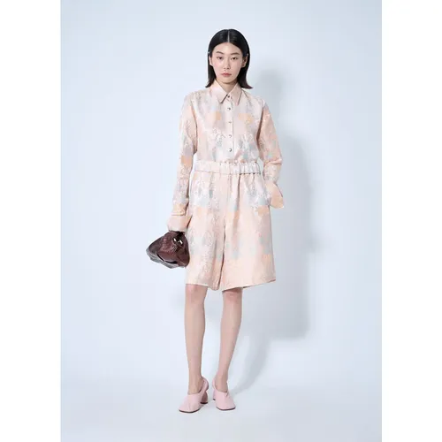 Floral Jacquard Button-Down Shirt - Dries Van Noten - Modalova