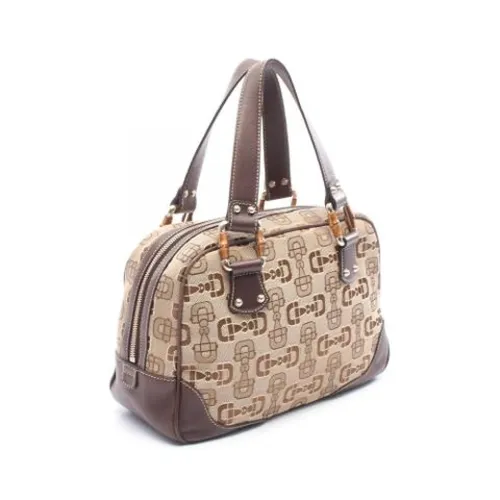 Pre-owned Canvas Handbag - Gucci Vintage - Modalova
