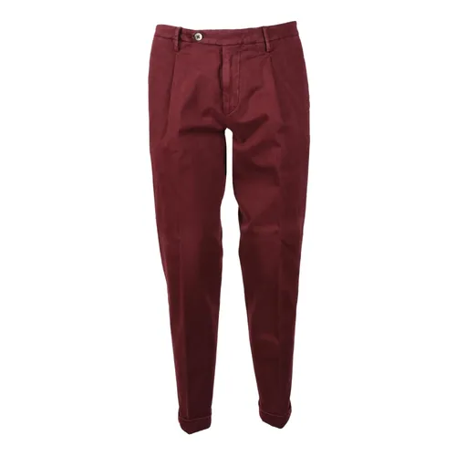 Cotton Elastane Pants - Michele Carbone - Modalova
