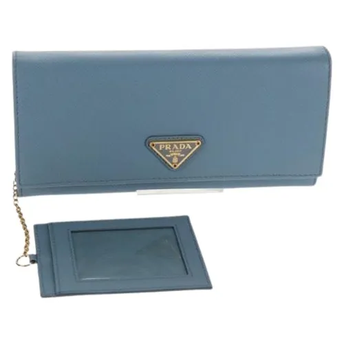 Pre-owned Leather Wallet - Prada Vintage - Modalova
