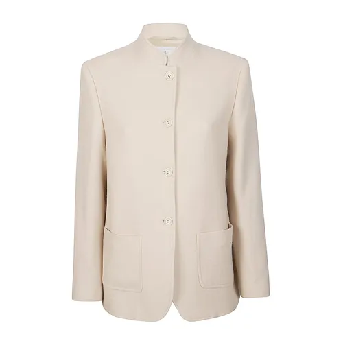 Cashmere Stand Collar Jacket - Eleventy - Modalova