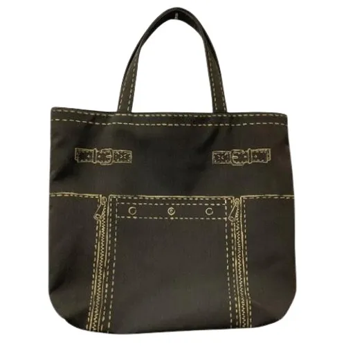 Pre-owned Canvas Tote Bag - Yves Saint Laurent Vintage - Modalova