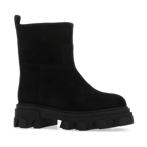 Black suede ankle Boots - Gia Borghini - Modalova