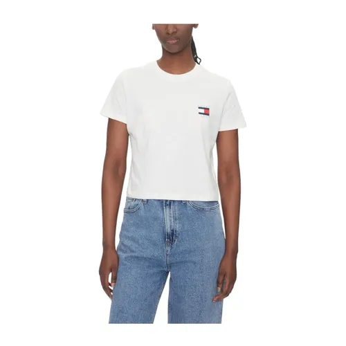 Camiseta Clásica con Logo - Tommy Hilfiger - Modalova
