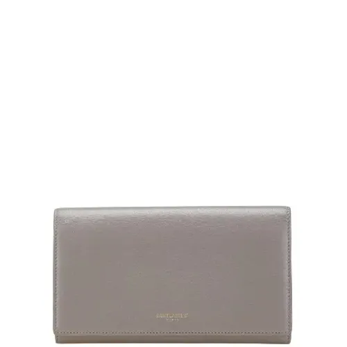 Pre-owned Leather wallets - Yves Saint Laurent Vintage - Modalova