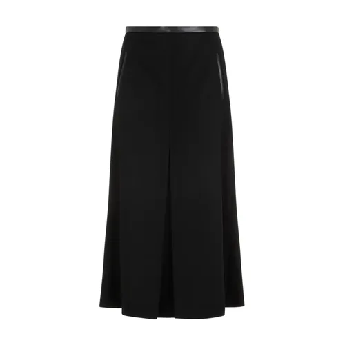 Saint Laurent Wool Midi Skirt - Saint Laurent - Modalova