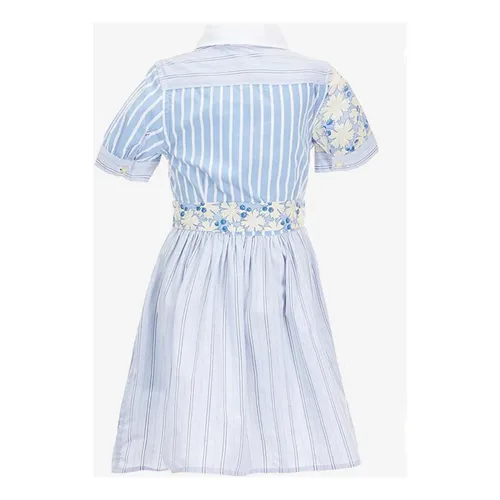 Patchwork Cotton Dress - Polo Ralph Lauren - Modalova