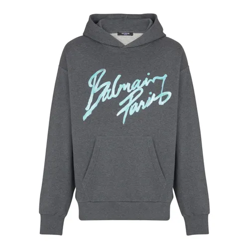 Sudadera con estampado - Balmain - Modalova