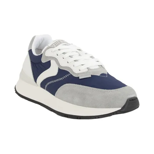 Sneaker Blu Design Elegante - Voile Blanche - Modalova
