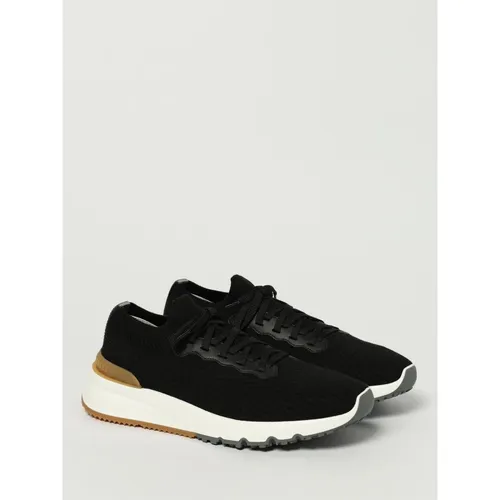 Athletic Knit Sneakers - Brunello Cucinelli - Modalova