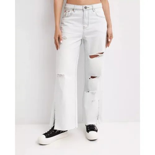 White Distressed Jeans - One Teaspoon - Modalova