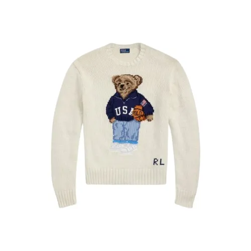 Polo Bear Baumwoll-Leinen-Pullover - Polo Ralph Lauren - Modalova
