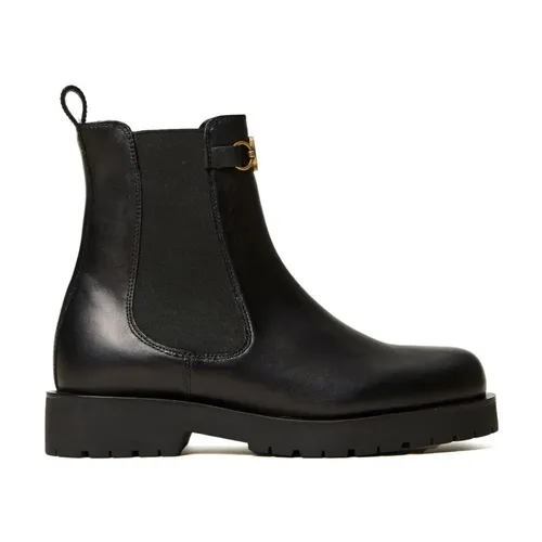 Elegant Black Chelsea Booties - Twinset - Modalova
