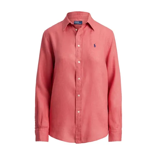 Long Sleeve Button-Front Shirt - Polo Ralph Lauren - Modalova