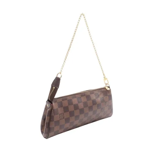 Pre-owned Damier Ebene Canvas Pochette - Louis Vuitton Vintage - Modalova