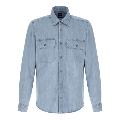 Liam Denim Shirt - Hugo - Modalova