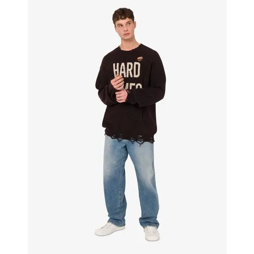 Inlaid Shetland Wool Pullover - Moschino - Modalova