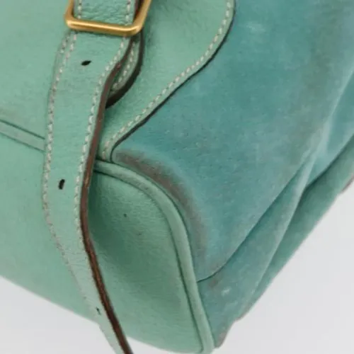 Pre-owned Suede Backpack - Gucci Vintage - Modalova