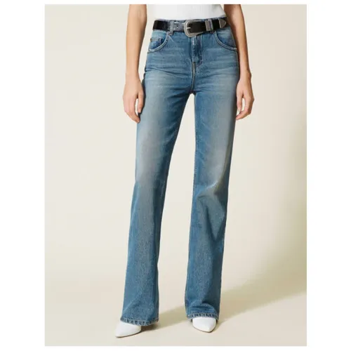 Flared Denim Jeans - Twinset - Modalova