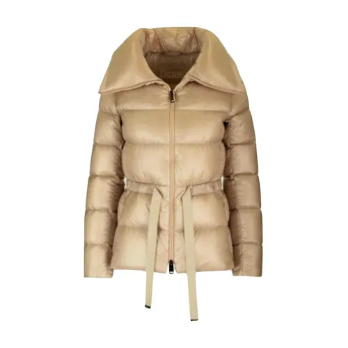 Shaped Jacket with Drawstring Waist - Herno - Modalova