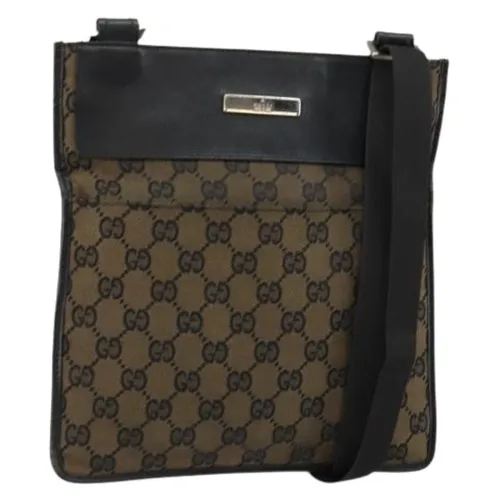 Pre-owned Vintage Canvas Cross Body Bag - Gucci Vintage - Modalova