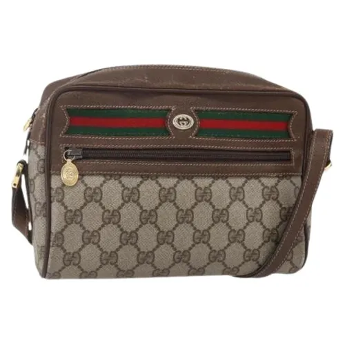 Pre-owned Vintage Canvas Cross Body Bag - Gucci Vintage - Modalova