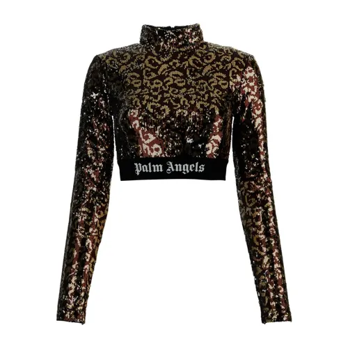 Tops > Long Sleeve Tops - - Palm Angels - Modalova