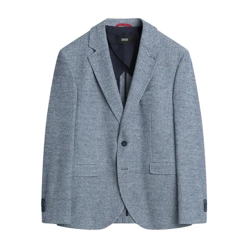 Structured Blue Jacket Modern Italian Style - Cinque - Modalova