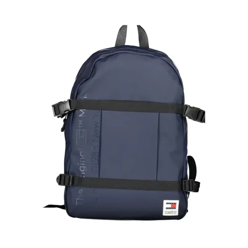 Zaino blu con spallacci regolabili - Tommy Hilfiger - Modalova