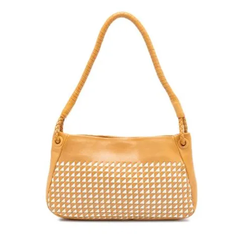 Pre-owned Leather Shoulder Bag - Bottega Veneta Vintage - Modalova
