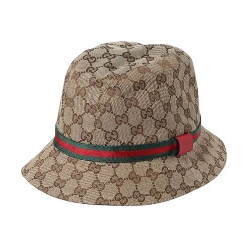 Patterned Bucket Hat Stylish Accessory - Gucci - Modalova