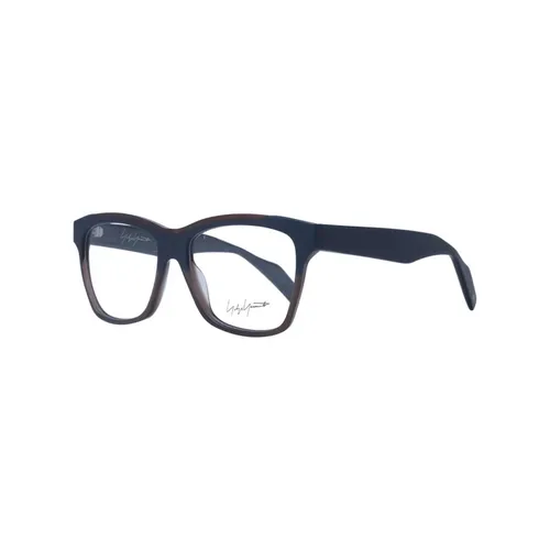 Blue Square Optical Frames with Branded Case - Yohji Yamamoto - Modalova