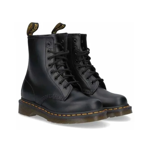 Smooth Leather Lace Up Boots - Dr. Martens - Modalova