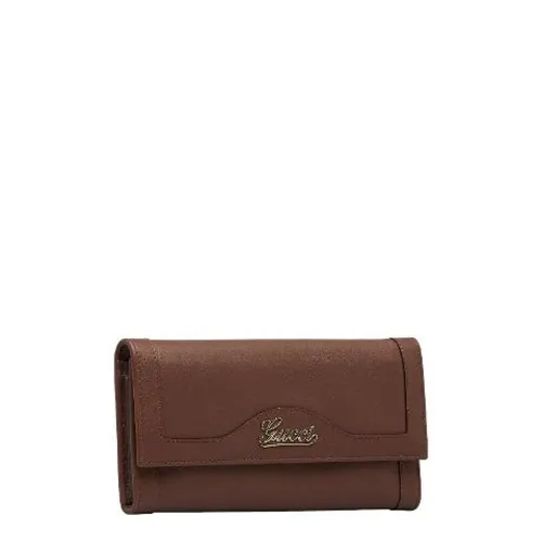 Pre-owned Leather wallets - Gucci Vintage - Modalova