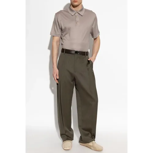 Silk polo - Brioni - Modalova